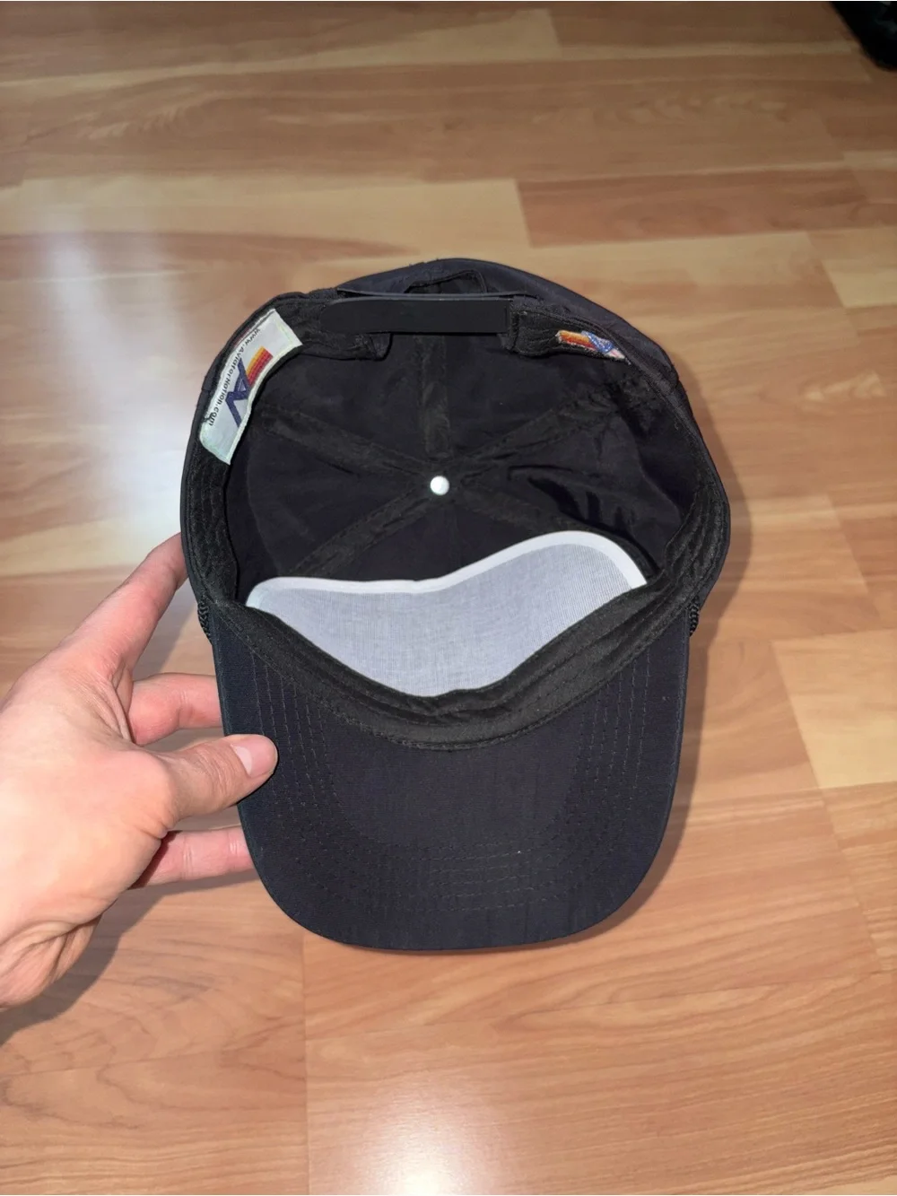 Aviator Nation Black Bolt Vintage Nylon Trucker Hat Streetwear Varsity Gorpcore